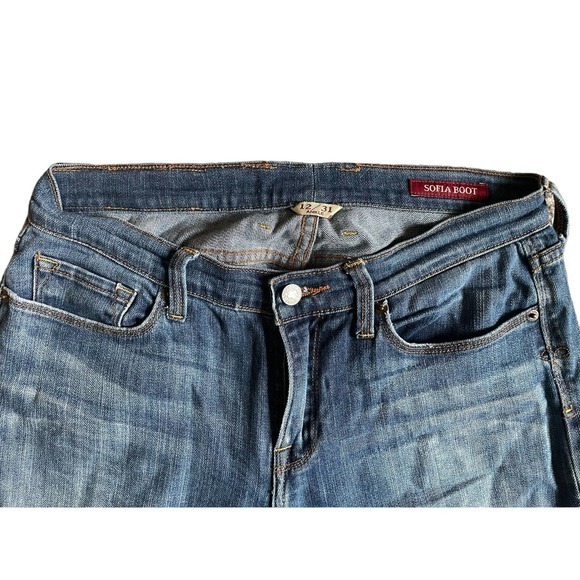 Lucky Brand Sofia Boot Cut‎ Jeans Womens Size 12/31 Ankle - Picture 2 of 8